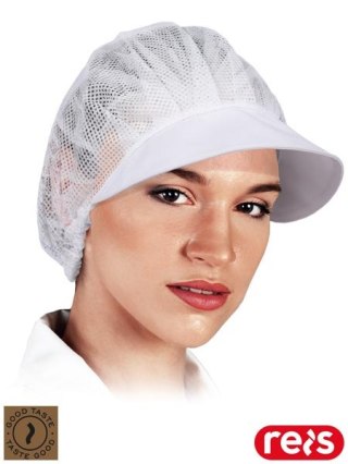 Czapka Kucharska z Daszkiem i Siateczką – Maksymalna Wentylacja i Higiena REIS