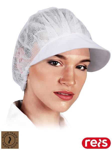 Czapka Kucharska z Daszkiem i Siateczką – Maksymalna Wentylacja i Higiena REIS