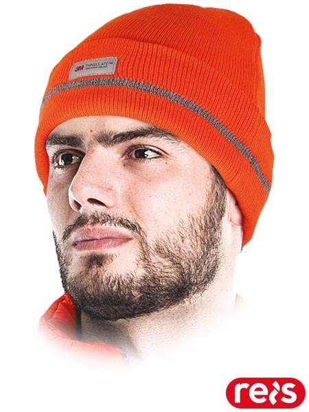 Czapka Zimowa Thinsulate z Odblaskiem – Ciepło i Bezpieczeństwo dla Drogowców REIS