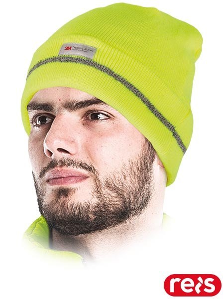 Czapka Zimowa Thinsulate z Odblaskiem – Ciepło i Bezpieczeństwo dla Drogowców REIS