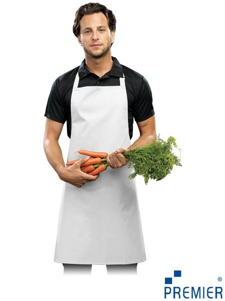 Regulowany Fartuch Kuchenny - Bawełna Twill, Regulacja na Szyii Premier Workwear