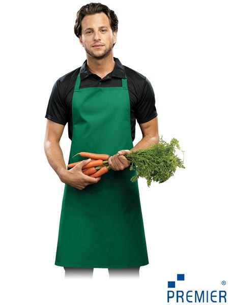 Regulowany Fartuch Kuchenny - Bawełna Twill, Regulacja na Szyii Premier Workwear