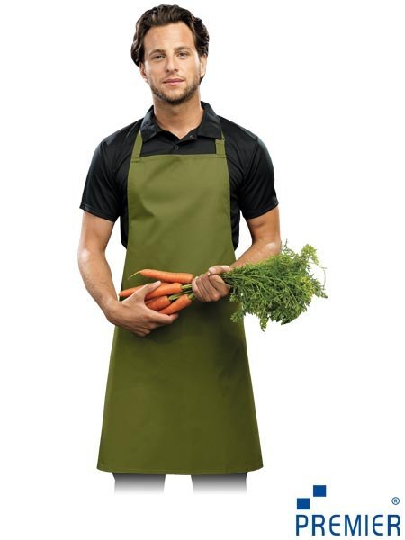 Regulowany Fartuch Kuchenny - Bawełna Twill, Regulacja na Szyii Premier Workwear