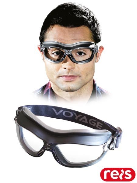 Gogle Ochronne BHP – Odporność na Uderzenia 120 m/s REIS