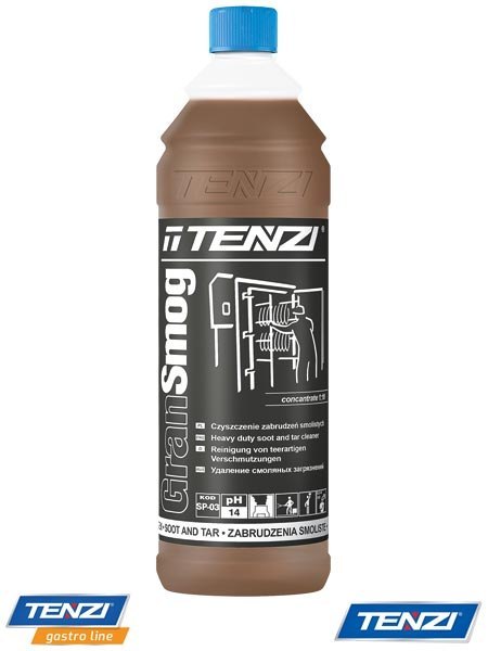GranSmog – Koncentrat do Czyszczenia Grilla, Kominków i Piekarników 1 L TENZI
