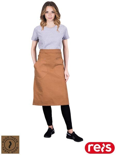 Zapaska Bawełniana z Kieszeniami, 400 g/m², Odpinane Paski REIS