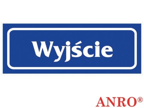 ZNAK BEZPIECZEŃSTWA ANRO