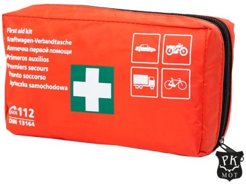 Kompaktowa Apteczka Samochodowa DIN 13164:2022 – Wodoodporna Tkanina PK-MOT