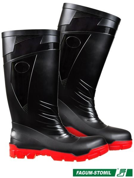 Buty Bezpieczne 13161 ATF S5 SRC | Kompozytowy Podnosek, Stalowa Wkładka | Antybakteryjne | Wodoodporne PCV FAGUM-STOMIL