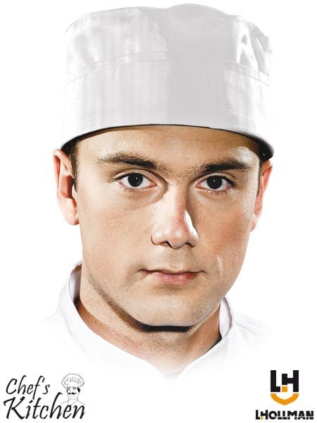 Chefs Kitchen – Krótka Czapka Kucharska – Higiena i Trwałość w Profesjonalnej Gastronomii L.HOLLMAN