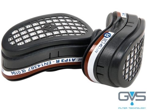 Filtry A1-P3 - ochrona gazów organicznych i pyłów, norma EN14387 GVS