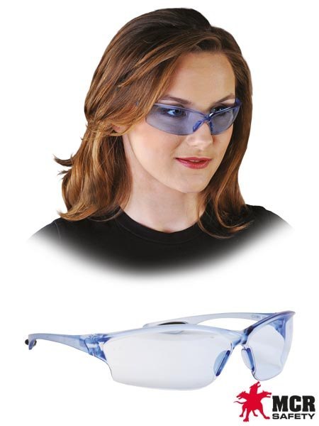 Okulary Ochronne LAW – Dielektryczne, Poliwęglanowe z Boczną Ochroną i Wstawkami TPR MCR