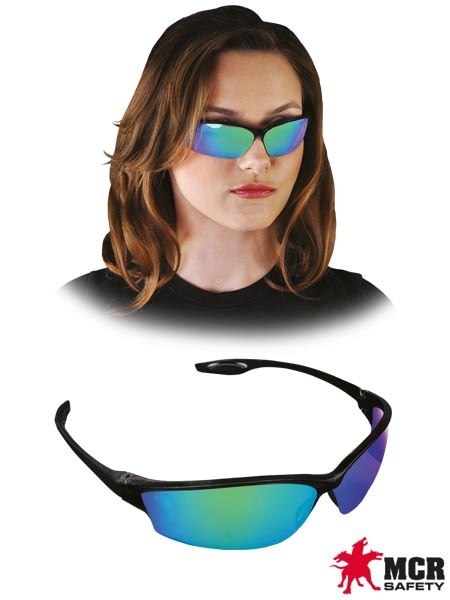 Okulary Ochronne LAW – Dielektryczne, Poliwęglanowe z Boczną Ochroną i Wstawkami TPR MCR