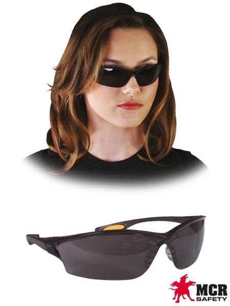 Okulary Ochronne LAW – Dielektryczne, Poliwęglanowe z Boczną Ochroną i Wstawkami TPR MCR