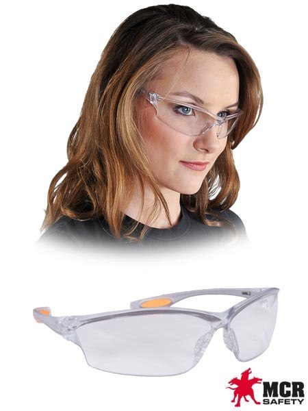 Okulary Ochronne LAW – Dielektryczne, Poliwęglanowe z Boczną Ochroną i Wstawkami TPR MCR