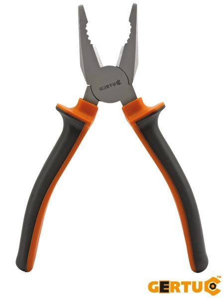 Szczypce Uniwersalne ze Stali CR-V – Hartowane i Niklowane GERTU