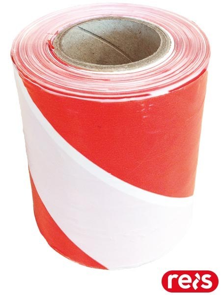 Taśma Ostrzegawcza Biało-Czerwona – 500 m Długości, 70 mm Szerokości REIS