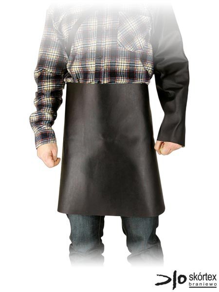 Skórzana Zapaska, Bydlęca Skóra, Wiązana w Pasie SKÓRTEX