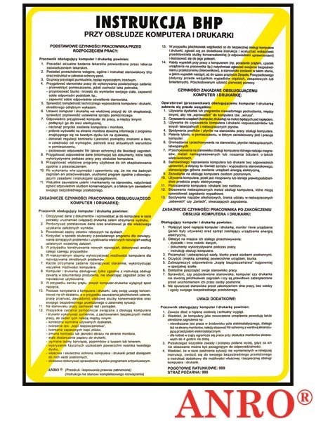 ZNAK BEZPIECZEŃSTWA ANRO