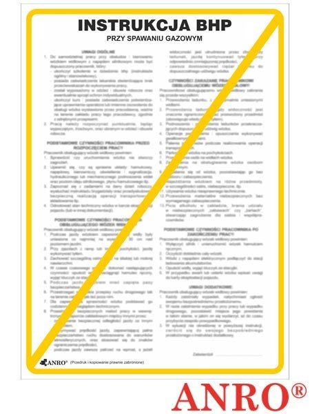 ZNAK BEZPIECZEŃSTWA ANRO