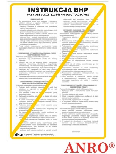 ZNAK BEZPIECZEŃSTWA ANRO