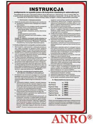 ZNAK BEZPIECZEŃSTWA ANRO