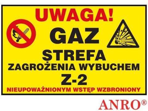 ZNAK BEZPIECZEŃSTWA ANRO