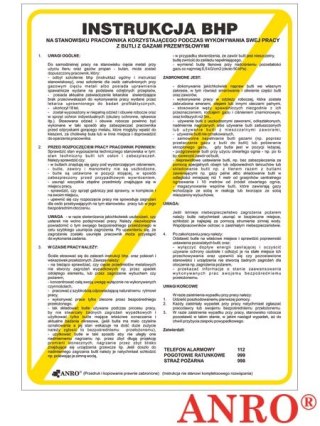 ZNAK BEZPIECZEŃSTWA ANRO