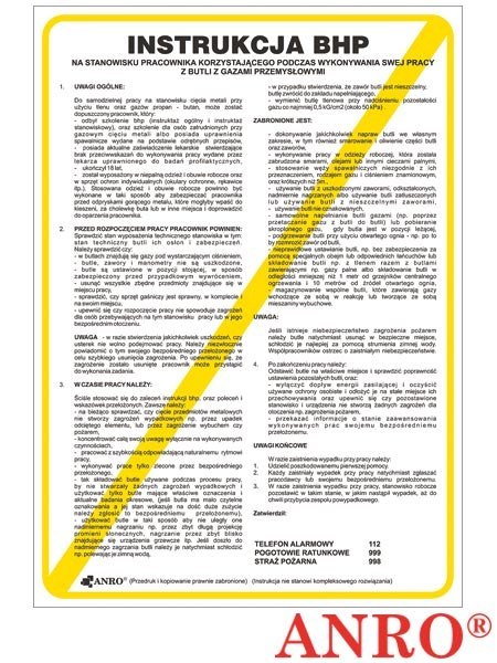 ZNAK BEZPIECZEŃSTWA ANRO