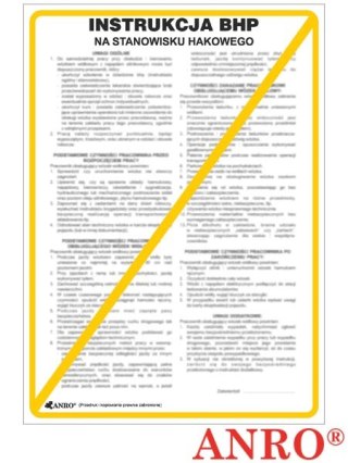 ZNAK BEZPIECZEŃSTWA ANRO