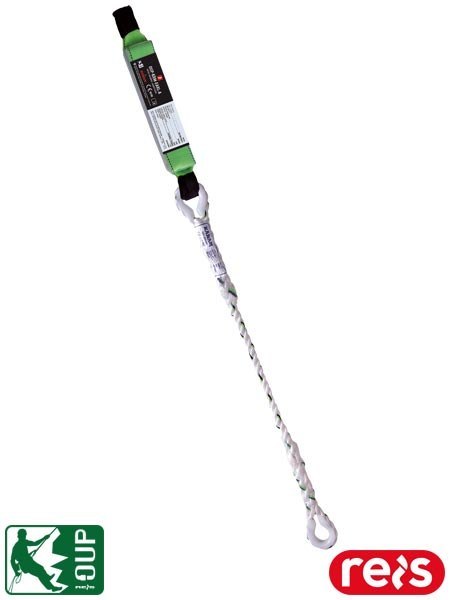 Amortyzator bezpieczeństwa 1.5 m – Lina z pochłaniaczem energii EN355 REIS