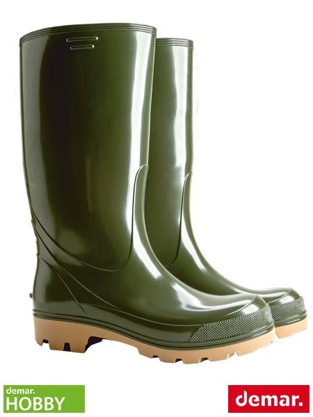 Kalosze męskie PVC OB SRA - wodoodporne, antypoślizgowe DEMAR