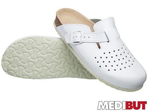 Obuwie Zawodowe Unisex | Wkład Korkowy | Skóra Perforowana | Styrogum | EN 20347 MEDIBUT