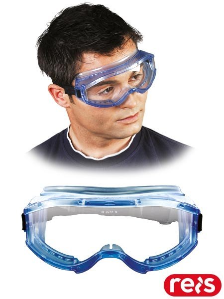 Gogle Ochronne Anti-Fog – Pełna Widoczność i Ochrona Przed Odpryskami REIS