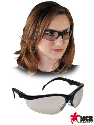 Okulary Ochronne KLONDIKE Plus – 5-pozycyjna Regulacja, Żelowa Nakładka i Powłoka Anti-Fog MCR