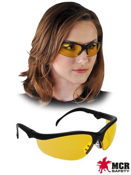 Okulary Ochronne KLONDIKE Plus – 5-pozycyjna Regulacja, Żelowa Nakładka i Powłoka Anti-Fog MCR