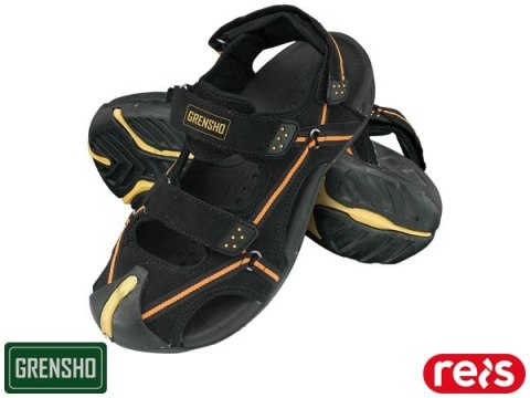 Sandały Męskie BREAK z Regulacją na Rzep, na Lato REIS