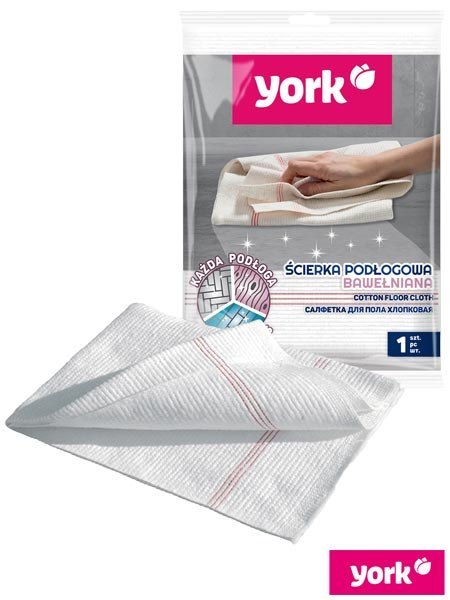 Ścierka Bawełniana LUX 50x50 cm | Wysoka Chłonność | Trwała | Do Wszelkiego Rodzaju Zabrudzeń | Uniwersalna YORK