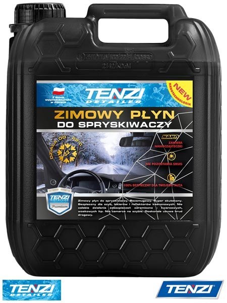 Zimowy Płyn do Spryskiwaczy 5L – Bez Smug, do -22°C TENZI