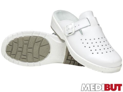 Damskie Klapki Profilaktyczne | Wymienna Wkładka | Antystatyczne | Szyte | EN 20347 MEDIBUT