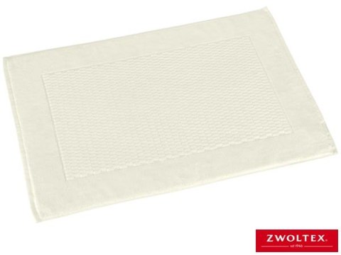 Dywanik łazienkowy 50x70 cm z bawełny egipskiej - ecru lub grafitowy ZWOLTEX