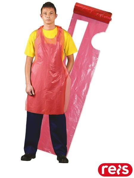 Fartuch Foliowy Przedni Jednorazowy Ekonomiczny Rolka 100 szt. REIS