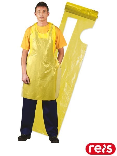 Fartuch Foliowy Przedni Jednorazowy Ekonomiczny Rolka 100 szt. REIS