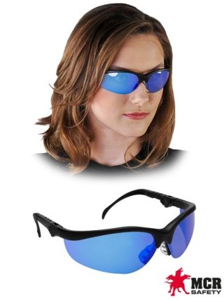 Okulary Ochronne KLONDIKE Plus – 5-pozycyjna Regulacja Ramion i Żelowa Nakładka na Nos MCR