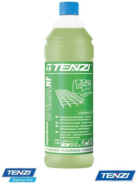 SuperGreen SPECJALNF – Koncentrat do Usuwania Zabrudzeń Ropopochodnych 1 L i 10 L TENZI