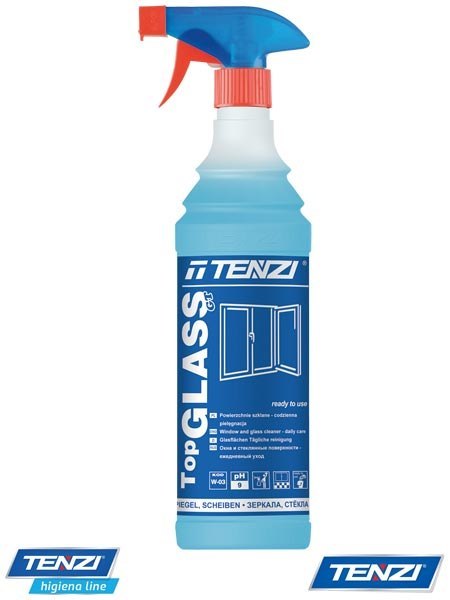 TopGLASS GT – Płyn do Szyb i Luster Bez Smug, 600 ml TENZI