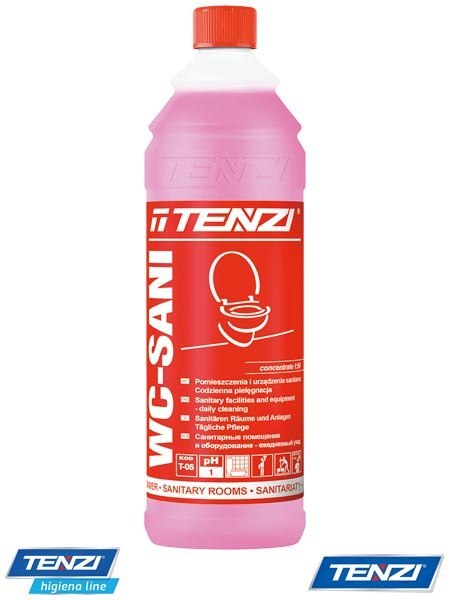 WC-SANI – Skoncentrowany Żel do Mycia WC i Kamienia 1 L TENZI