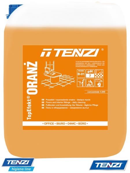 TopEfect ORANŻ – Koncentrat do Mycia Posadzek i Wnętrz TENZI