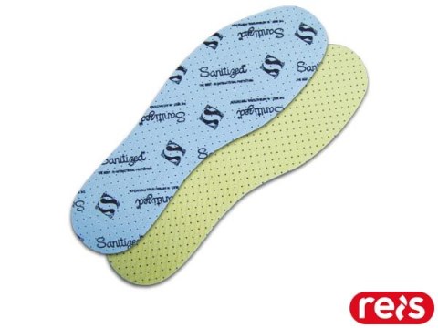 Wkładki Antybakteryjne Sanitized 3mm | Dezodorujące, Bakteriostatyczne | Dla Wrażliwych Stóp | Świeżość REIS