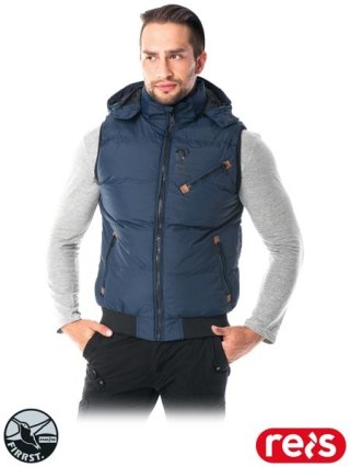Pikowany Bezrękawnik Ocieplany Męski – Wszechstronna Ochrona i Komfort REIS